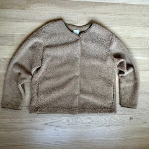 Joie Teddy Sherpa Cardigan Coat - L